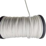 80Ft Diamond Braid Polypropylene Flag Halyard Rope Shock Absorption 5mm