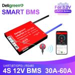 Smart Waterproof LiFePO4 BMS 4S 8S 16S 20S 12V 24V 48V 60V 10A 100A 120A 250A