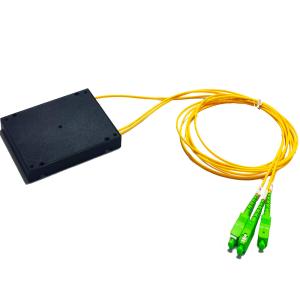 Wholesale 1X2 SC APC Fiber Cable Splitter Operating Wavelength 1260mm-1650mm from china suppliers