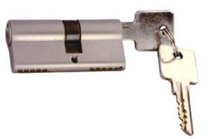Wholesale Chrome Plated High Security Euro Cylinder Locks / Office Door Lock Cylinder from china suppliers