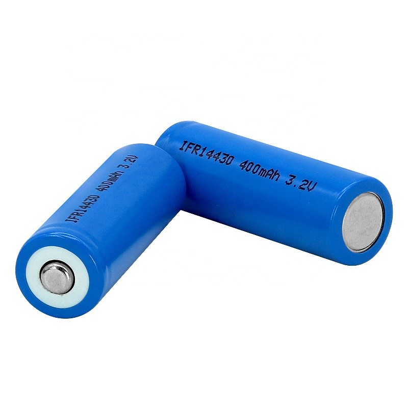 LiFePO4 Size 14430 Rechargeable Solar Battery 3.2 V 400mah