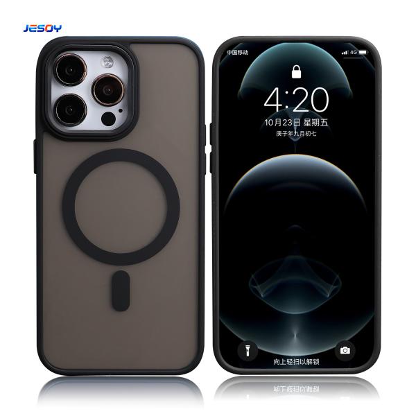 Quality IPhone 16 Pro Magnetic Phone Case Anti Fingerprint Compatible Magsafe Charger for sale