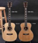 OEM custom guitar, 40 inch Acoustic Guitar,solid Spruce top, real abalone