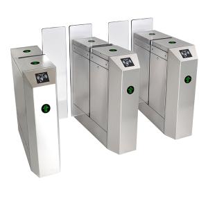 Wholesale 24V DC Motor Acrylic Glass Sliding Turnstile Barrier Gate CE from china suppliers