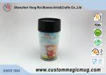 Heat Sensitive Color Changing Plastic Cups , Double Wall Travel Magic Mug