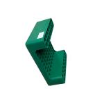 Green HDPE 450x350 Stackable Plastic Pallet For Warehouse Port