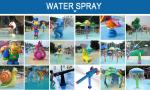 Outdoor Kids Water Park Equipment Fiberglass Octopus Water Slide