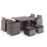 Luxury Garden Poly Rattan Handwoven Solaris High Synthetic Wicker Outdoor
