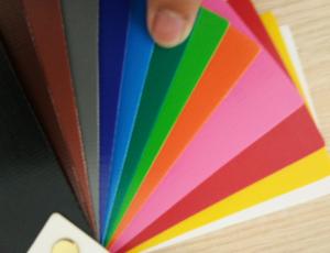 Wholesale Fire Resistant 1100GSM Matte PVC Laminated Tarpaulin Material Flame Retardant Tarpaulin from china suppliers