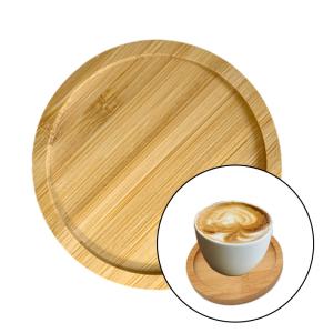 Wholesale 6 Pieces Set Blank Bamboo Coasters Waterproof Light Weight Hot Cold Drinking Mat from china suppliers