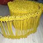 100mm Steel Wire Sack Ties PVC Coated Bag Rebar Tie Wire Loops