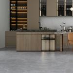 Classic Grey 800x800mm Porcelain Slab Tile Dining Room Floor Tile