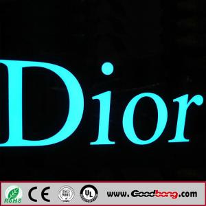 Wholesale Custom outdoor waterproof luminous acrylic coating led lights letter,vacuum forming led li from china suppliers