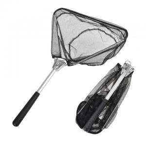 China 50CM Portable Fishing Tackle Set Foldable Durable Nylon Landing Fishing Net on sale