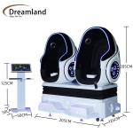 Dreamland 9d vr egg chair 2 seat virtual reality vr cinema equipment for vr
