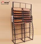 Decoration Tile Display Racks Floor Show Tile Stand Wooden Floor Tile Merchandis