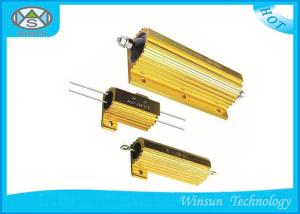 Wholesale High Stability Wire Wound Gold Power Resistor 5W - 500W Cooling Plate Installation from china suppliers