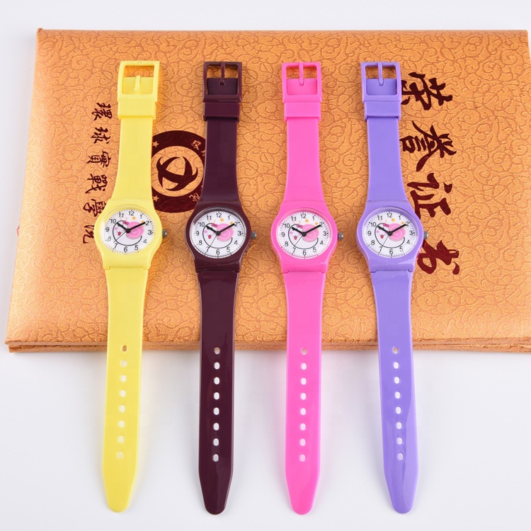 Mini Flexible Silicone Rubber Wristband Watch With Slap Strap DWG-R0117