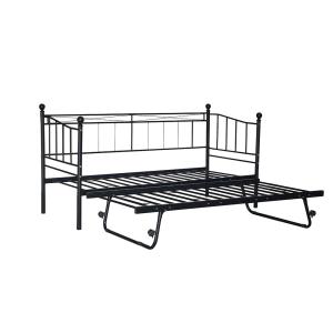 Wholesale Full Size Modern Metal Daybed High Stablility With Pop Up Trundle Bed from china suppliers