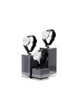 High End Creative Grey Luxury Watch Display Plastic Metal Watch Holder Stand