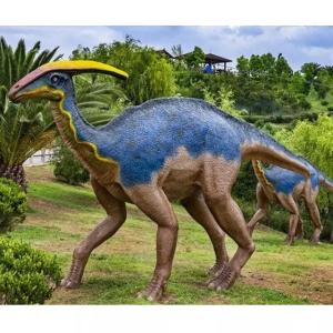 Wholesale Theme Park Realistic Animatronic Dinosaur Parasaurolophus With Movement And Sound from china suppliers