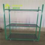 PP Wheel Danish Flower Trolley Seedling Cart Hot Galvanizing