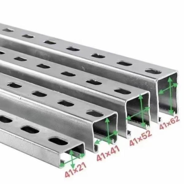 Organized Cable Management Steel Slotted Channel With Cable Trunking C Slotted