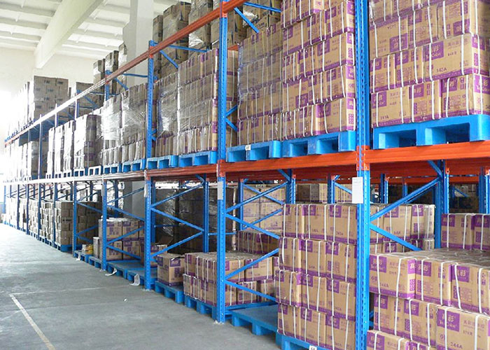 OEM Industrial Storage Rack Electrical Movable Pallet Rack Powder Coating