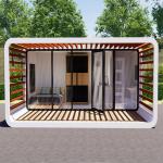 Luxury Integrated Ceiling Small Modern Prefab Houses Customized For Hotel Use