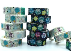 Wholesale Stationary Metallic Acid Free Adhesive Waterproof Glitter Film 15mm Masking Tape from china suppliers