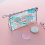 Waterproof Portable Toiletry Travel Holographic TPU Cosmetic Pouch Bag
