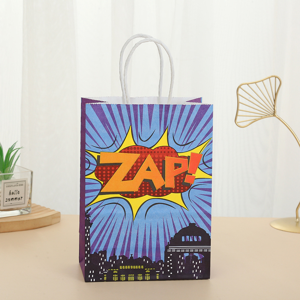 Custom Color Accepted Kraft Paper Letter Bag for Holiday Gift and Printed Design