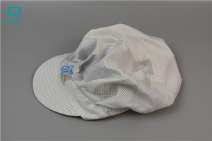 Wholesale Dust Free ESD Protective Caps , Anti Static Cap 97% Polyester 3% Conductive Fiber from china suppliers