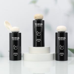 Wholesale OEM 100ml PET Plastic Flip Cap Bottle For Shampoo Toner Skincare Packaging from china suppliers