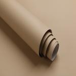 Caramel Orange Plain Color Wallpaper 122cm 61cm Self Adhesive Vinyl Wallpaper