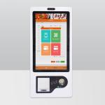 Wall Mounted Restaurant Ordering Kiosk Bank Floor Standing Financial Service