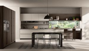 Wholesale Innovative Modern EB Board Kitchen Cabinet Tailored With Glass Door Showcase from china suppliers