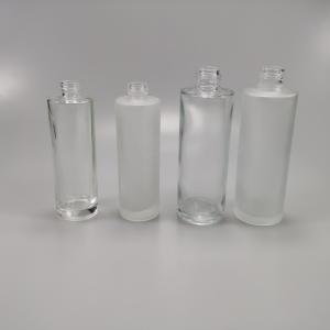 Wholesale Glass Collar 100ml 150ml Frosted Cylinder Toner Bottle with Cap Body Material Glass from china suppliers