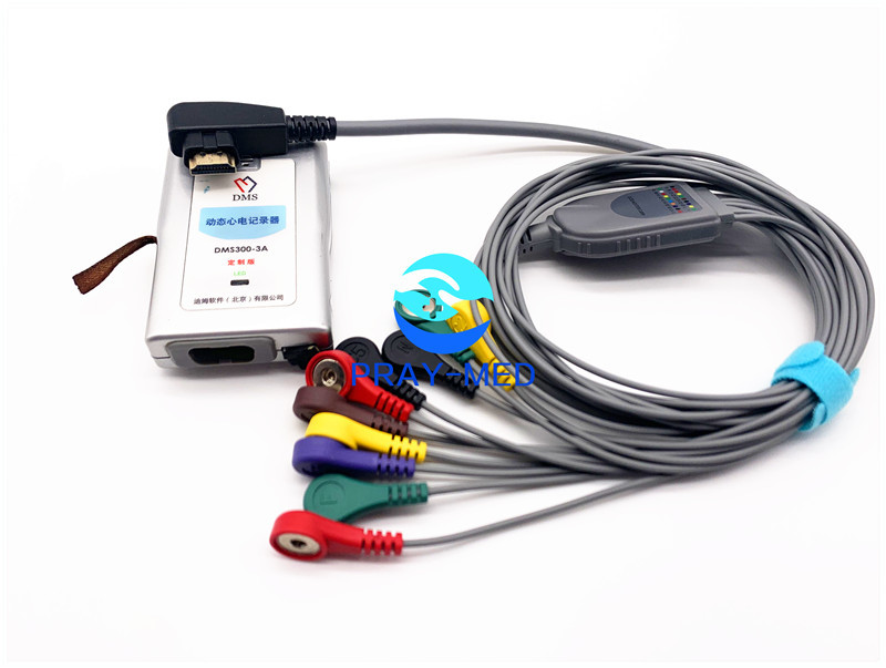 DMS Holter ECG Patient Cable DMS300-3A Holter Wire TPU Material With 10 Lead