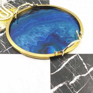 Wholesale Wear Resistant Round 38cm Diameter Metal Jewelry Tray from china suppliers