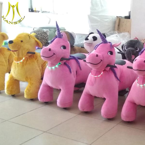 Hansel amusement park outdoor game coin operated animal walking electrical