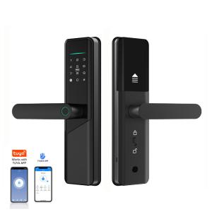 Wholesale Biometric Fingerprint Electronic Smart Door Locks High Security With TTlock Tuya App from china suppliers