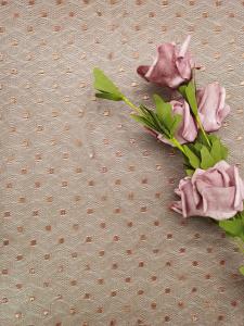 Wholesale Brown Color Embroidered Lace Fabric Metallic Tulle Lace Light Weight Dot Lace from china suppliers