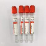 Plastic Glass Red Top Blood Tube Heparin Blood Collection Test Tubes With Clot