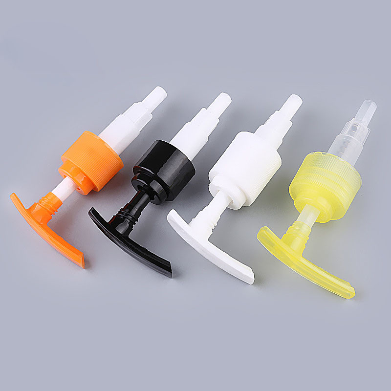 white color professional plastic shampoo lotion pump, bottle caps