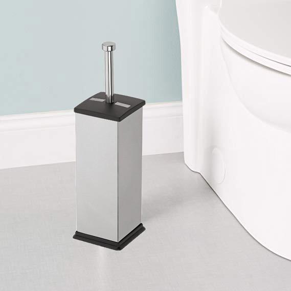 304SUS Stainless Steel Upgraded Square replaceable toilet brush standing toilet