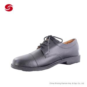 Wholesale Black Genuine Cow Leather Dress Military Uniform Officer Shoes from china suppliers