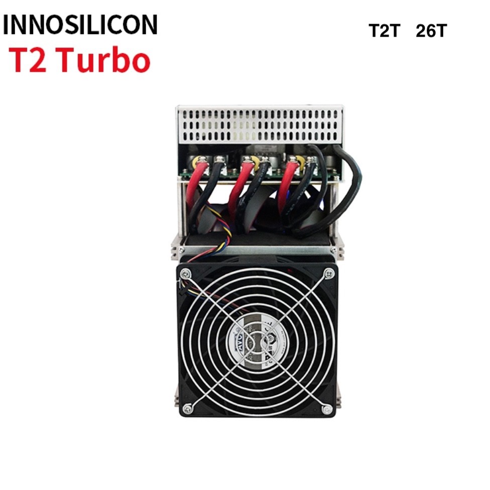 Asic BTC Miner Machine Innosilicon T2T T2 Turbo 26T 2000W-2400W