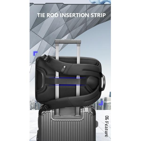 Softback Waterproof Business Backpack With USB Customized Logo
