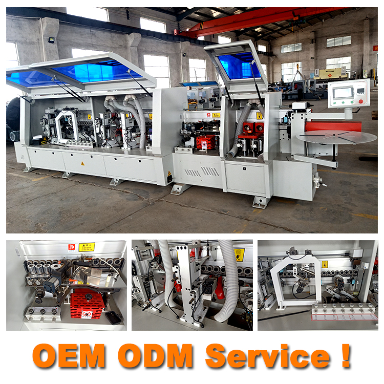 accuracy Woodworking Full Automatic MDF Board Edge Banding Machine for Furniture